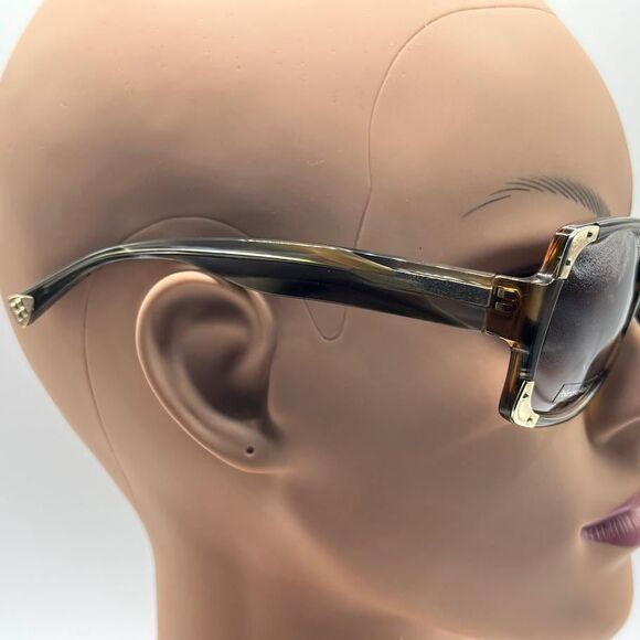 Vintage Y2K Designer Sunglasses BCBG Max Azria Idol Chunky Square Gold Detail main image 8